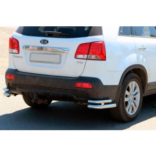 Angolari posteriori doppi AK003-Doppio (acciaio inox) Kia Sorento II XM 2009-2014 foto 1