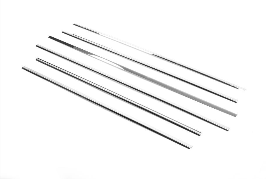 Range Rover III L322 2002-2012 Cornici Finestrini Acciaio Inox (6 pz) Foto 8