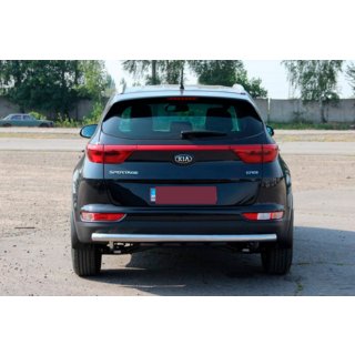 Protezione Posteriore AK002 (Acciaio Inox) Kia Sportage 2015-2021 foto 3