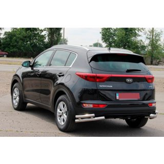 Protezione Posteriore Angolari Doppi AK003 Doppio (Acciaio Inox) Kia Sportage 2015-2021 foto 4