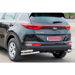 Protezione Posteriore Angolari Doppi AK003 Doppio (Acciaio Inox) Kia Sportage 2015-2021 foto 2