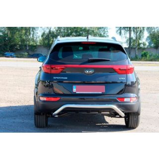 Protezione Posteriore AK007 (Acciaio Inox) Kia Sportage 2015-2021 foto 4