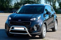 Kia Sportage 2015-2021 Paraurti Anteriore WT023 Acciaio Inox foto 3