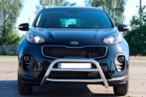 Kia Sportage 2015-2021 Paraurti Anteriore WT023 Acciaio Inox foto 4