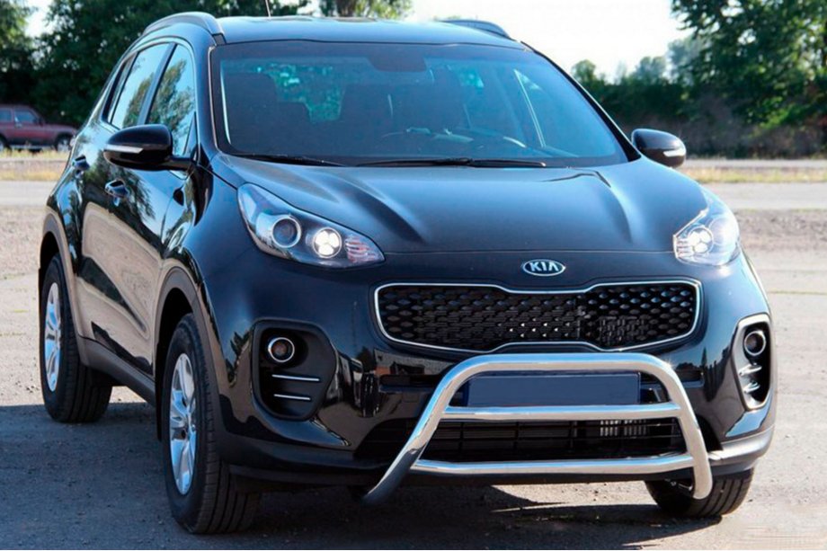 Kia Sportage 2015-2021 Paraurti Anteriore WT023 Acciaio Inox Image