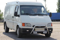 Ford Transit 1991-2000 Protezione Anteriore WT006 (Acciaio Inox) foto 1
