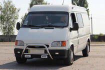 Ford Transit 1991-2000 Protezione Anteriore WT006 (Acciaio Inox) foto 2