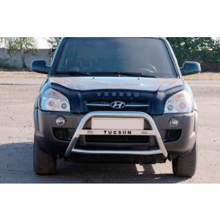 Protezione Anteriore WT025 (Acciaio Inox) Hyundai Tucson JM 2004- foto 1