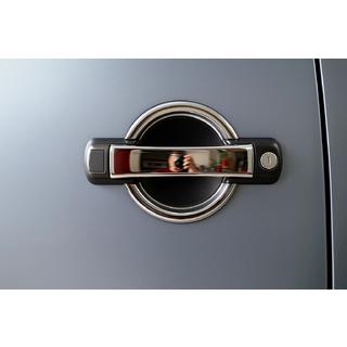 Coperture Maniglie Porta Cromate (4 pz, Acciaio Inox) foto 1