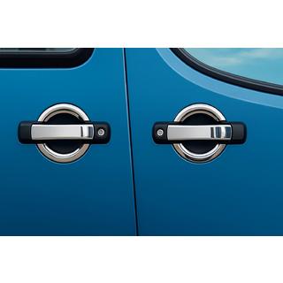 Coperture Maniglie Porta Cromate (4 pz, Acciaio Inox) foto 2