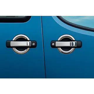 Coperture Maniglie Porta Cromate (4 pz, Acciaio Inox) foto 2