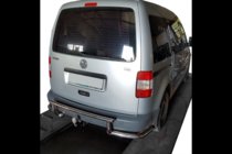 Volkswagen Caddy 2004-2010 Barra Posteriore AK003-3 (2 pz, acciaio inox) foto 3