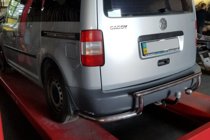 Volkswagen Caddy 2004-2010 Barra Posteriore AK003-3 (2 pz, acciaio inox) foto 1