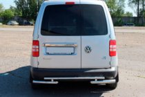 Volkswagen Caddy 2010-2015 Barra posteriore AK003-2 (2 pz, acciaio inox) foto 3