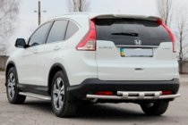 Honda CRV 2012-2016 Barra posteriore AK002-doppia (acciaio inox) foto 3