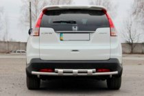 Honda CRV 2012-2016 Barra posteriore AK002-doppia (acciaio inox) foto 2