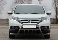 Honda CRV 2012-2016 Protezione Anteriore WT003-ST-V1 (Acciaio Inox) foto 1