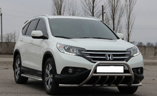 Honda CRV 2012-2016 Protezione Anteriore WT003-ST-V1 (Acciaio Inox) foto 2