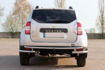 Renault Duster 2008–2017 Barra Posteriore AK005-Special (Acciaio Inox) foto 2