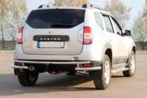 Renault Duster 2008–2017 Barra Posteriore AK005-Special (Acciaio Inox) foto 3