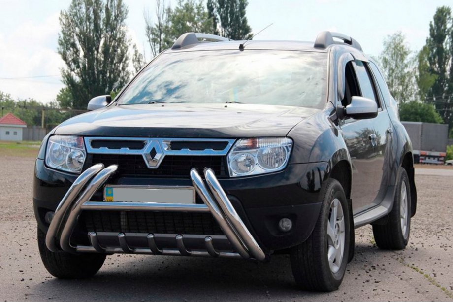 Renault Duster 2008–2017 Bull bar Kelebek WT011 (acciaio inox) Foto 2