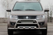 Suzuki Grand Vitara 2005-2017 Protezione Anteriore ST-WT-15 (Acciaio Inox) foto 1