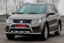 Suzuki Grand Vitara 2005-2017 Protezione Anteriore ST-WT-15 (Acciaio Inox) foto 2