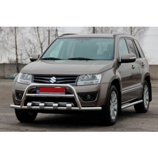 Protezione Anteriore ST-WT-15 (Acciaio Inox) Suzuki Grand Vitara 2005-2017 foto 2