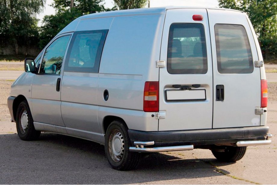 Fiat Scudo 1996-2007 Angolari posteriori doppi AK003-doppio (acciaio inox) Foto 4