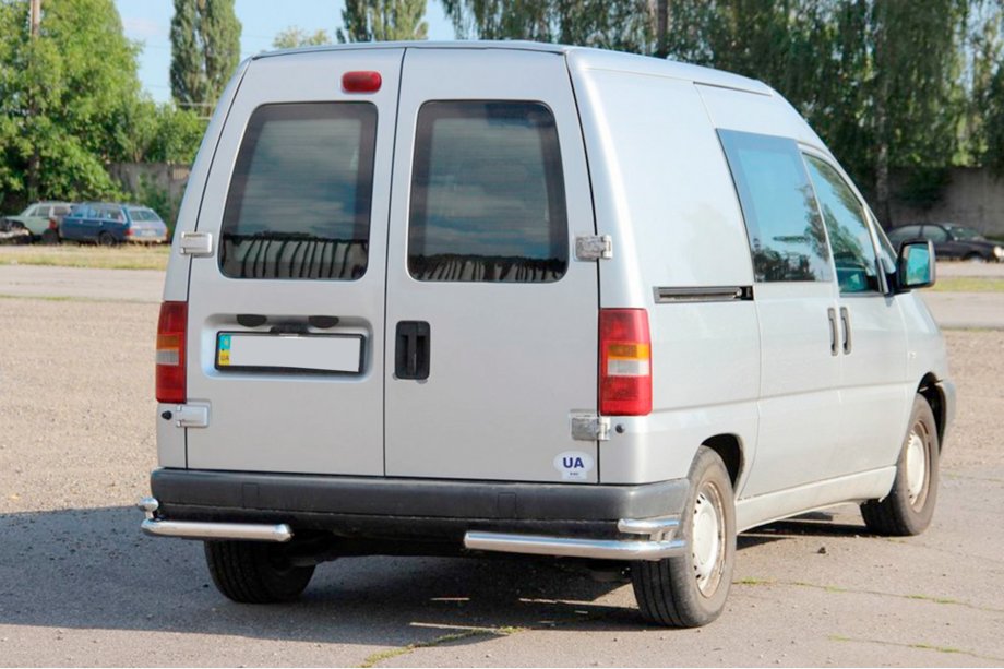 Fiat Scudo 1996-2007 Angolari posteriori doppi AK003-doppio (acciaio inox) Foto 3