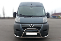 Citroen Jumper 2007-2025 Protezione Anteriore ST019 (Acciaio Inox) foto 1