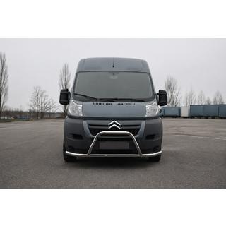 Protezione Anteriore ST019 (Acciaio Inox) Peugeot Boxer 2006-2025 foto 1