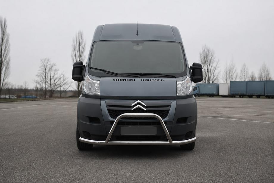Fiat Ducato 2006-2025 Protezione Anteriore ST019 (Acciaio Inox) Image