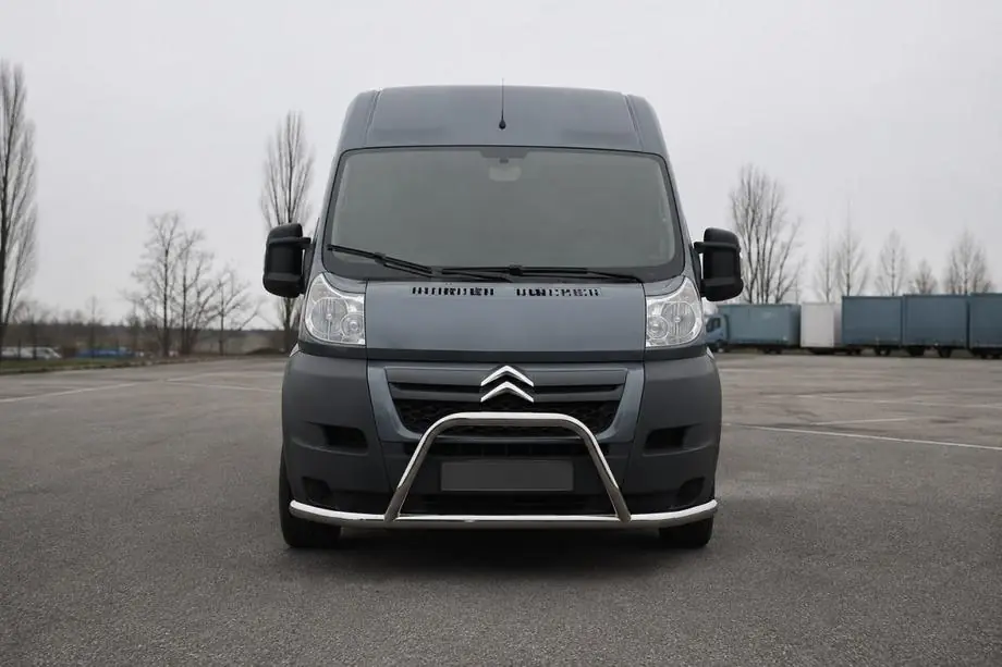 Fiat Ducato 2006-2025 Protezione Anteriore ST019 (Acciaio Inox) Image