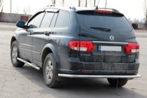 SsangYong Kyron 2005-2014 Barra Posteriore AK005 (Acciaio Inox) foto 1