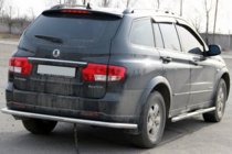 SsangYong Kyron 2005-2014 Barra Posteriore AK005 (Acciaio Inox) foto 2