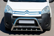 Citroen Berlingo 2008-2018 Protezione Anteriore WT004 (Acciaio Inox) foto 1