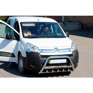 Protezione Anteriore WT004 (Acciaio Inox) Citroen Berlingo 2008-2018 foto 2