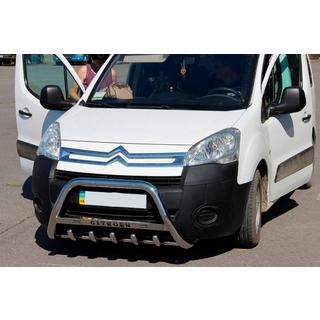 Protezione Anteriore WT004 (Acciaio Inox) Citroen Berlingo 2008-2018 foto 3