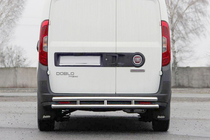 Opel Combo 2012-2018 Barra Posteriore AK002/1-Doppia (Acciaio Inox) foto 2