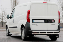 Opel Combo 2012-2018 Barra Posteriore AK002/1-Doppia (Acciaio Inox) foto 1