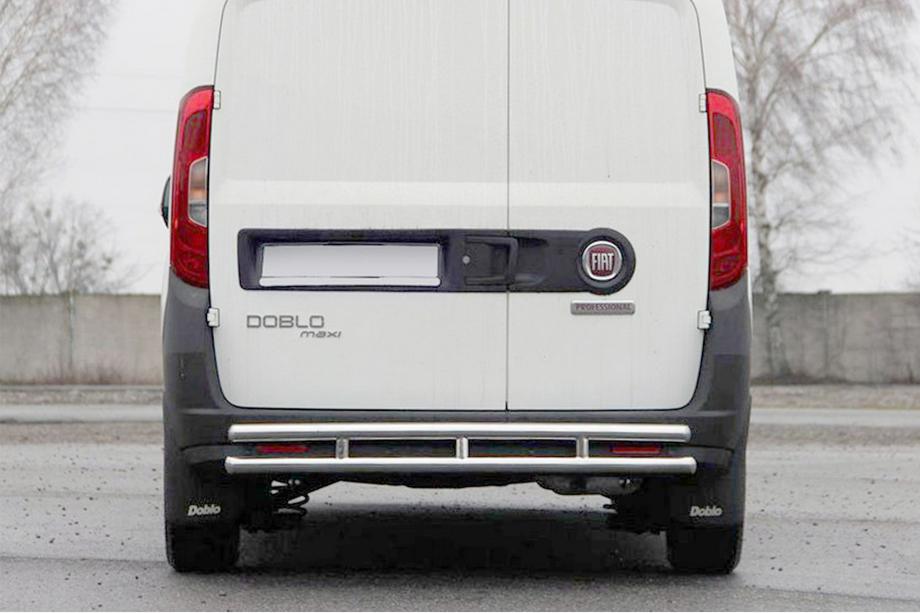 Opel Combo 2012-2018 Barra Posteriore AK002/1-Doppia (Acciaio Inox) Foto 2