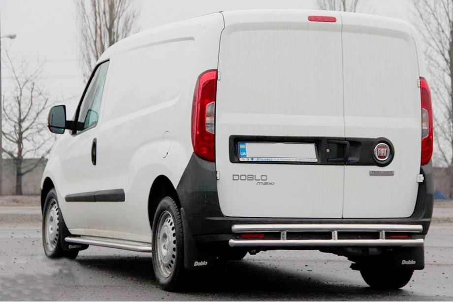 Opel Combo 2012-2018 Barra Posteriore AK002/1-Doppia (Acciaio Inox) Image