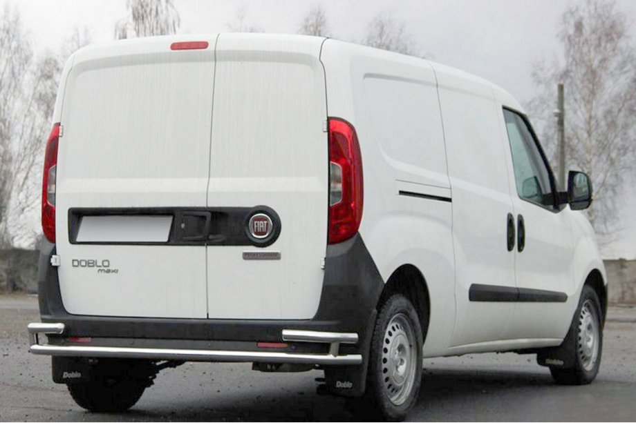 Opel Combo 2012-2018 Barra Posteriore AK005/2-Doppia (Acciaio Inox) Image