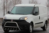 Fiat Doblo II 2010-2022 Parabullbar WT003 (Acciaio Inox) foto 3