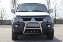 Mitsubishi Pajero Sport 1996-2007 Parabull QT006 (Acciaio Inox) foto 2