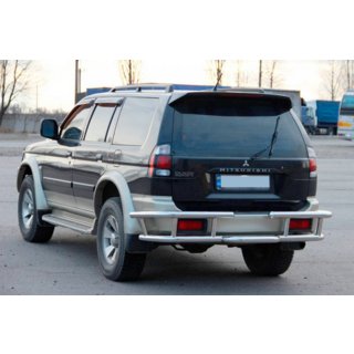 Protezione Posteriore AK-Special (Acciaio Inox) Mitsubishi Pajero Sport 1996-2007 foto 4
