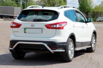 Nissan Qashqai 2014-2021 Barra Posteriore AK007-Plus (Acciaio Inox) foto 4