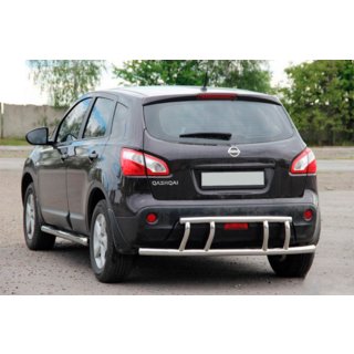 Barra Posteriore AK011 (Acciaio Inox) Nissan Qashqai 2010-2014 foto 1