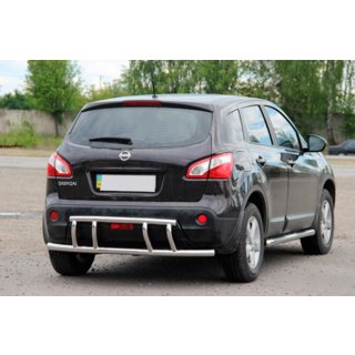 Barra Posteriore AK011 (Acciaio Inox) Nissan Qashqai 2007-2010 foto 2